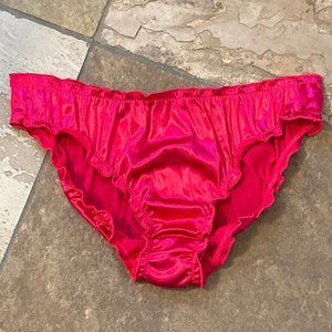 Cherry Red 8/XL Buttery Soft Silky 2nd Skin Panty